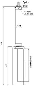 Pegelstand-Schaltsonde SET/TSHS2 fr dickflssiges Material